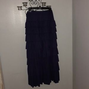 Nuggles XXL Plum 8 Tiered Ruffle Skirt